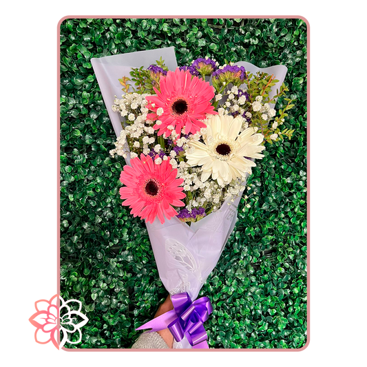 Hermoso Ramo con Gerberas de Colores