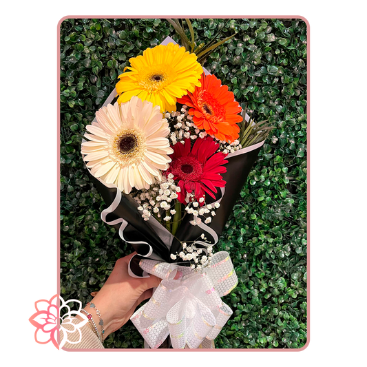 Hermoso Ramo con Gerberas de Colores