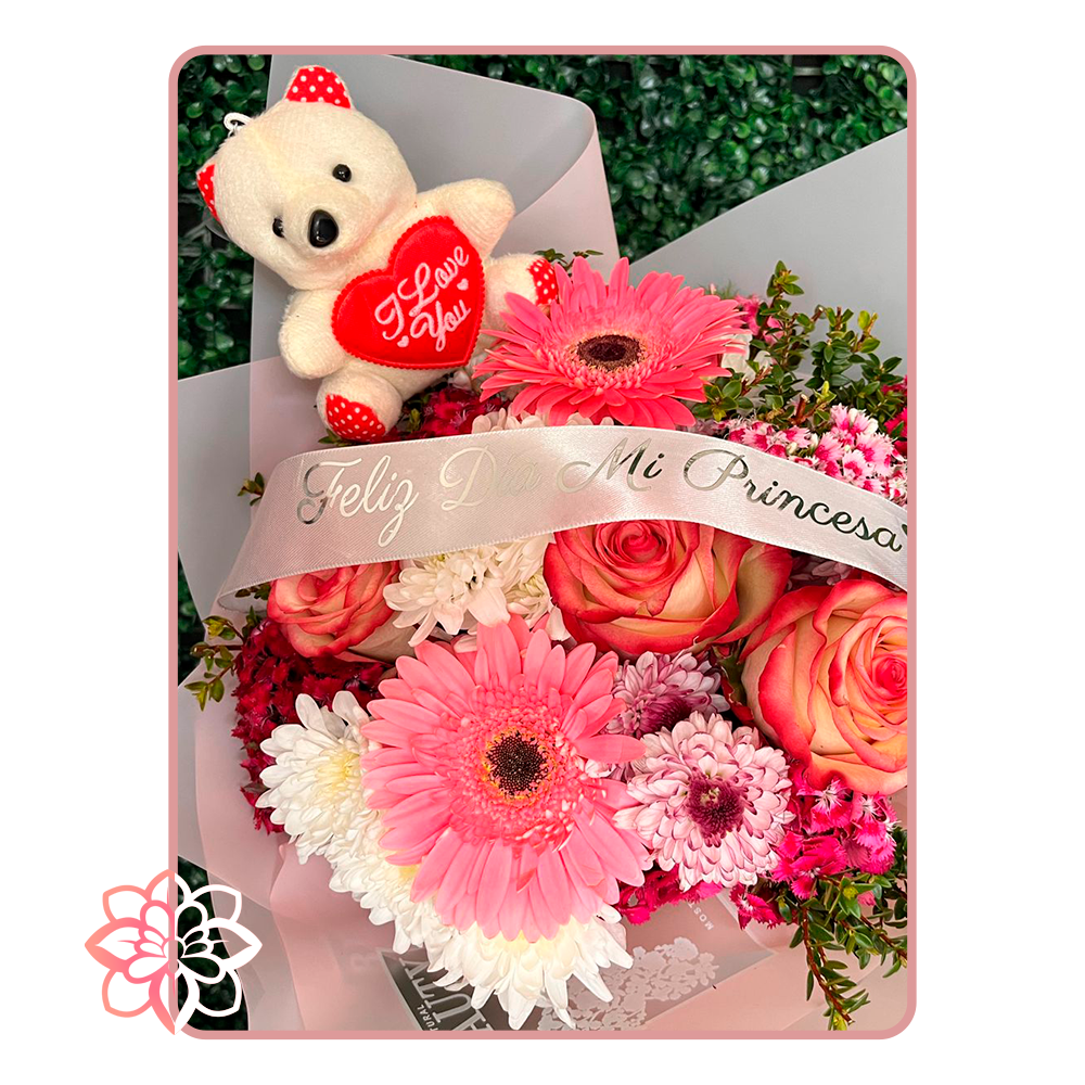 Hermoso Ramo Personalizado con Mensaje Especial